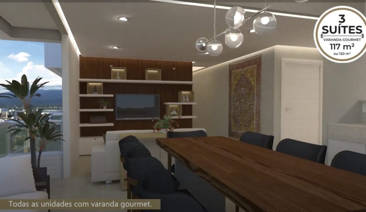 Residencial Elegance- 3 suites - varanda gourmet-03