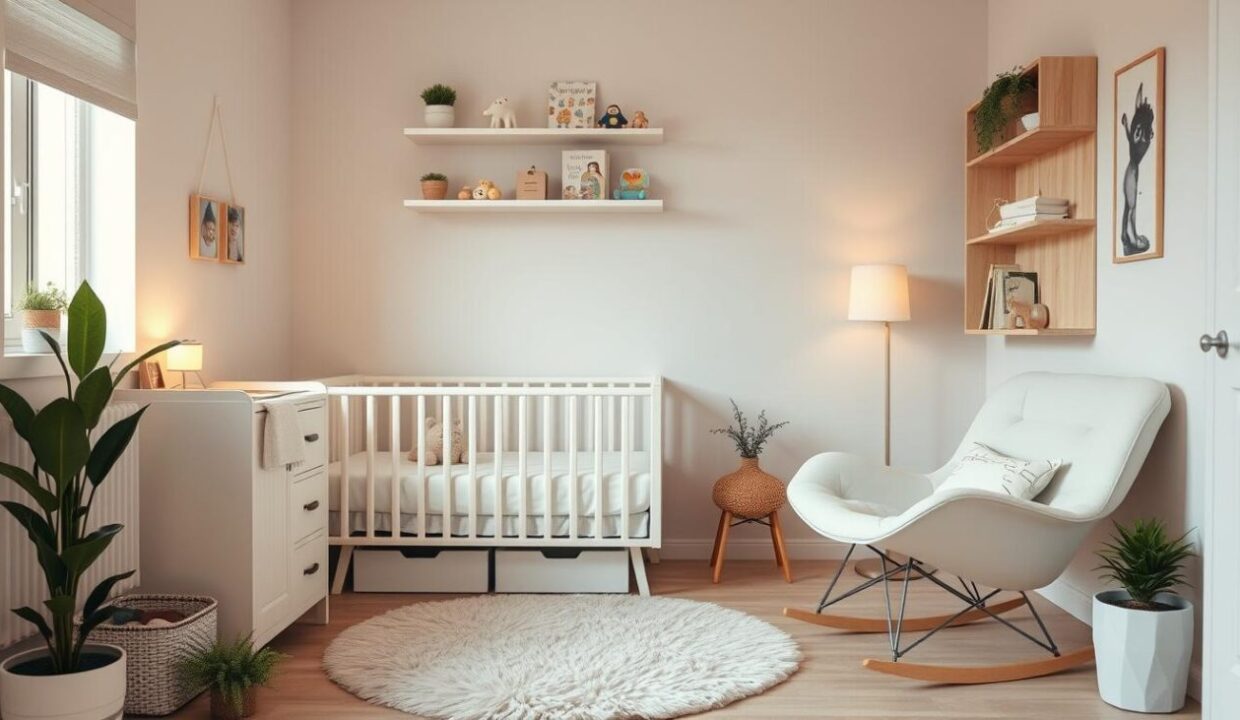 quarto de bebe em apartamento pequeno